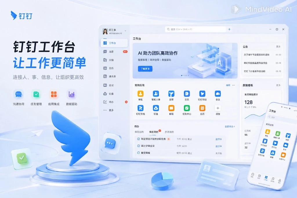 钉钉聊天会议与协作一体化